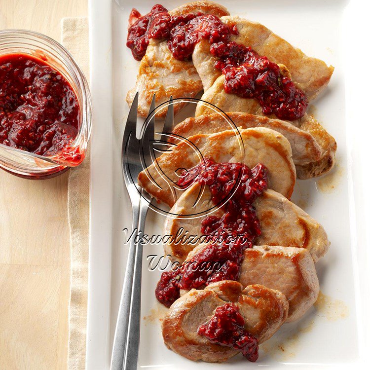 Raspberry Pork Medallions