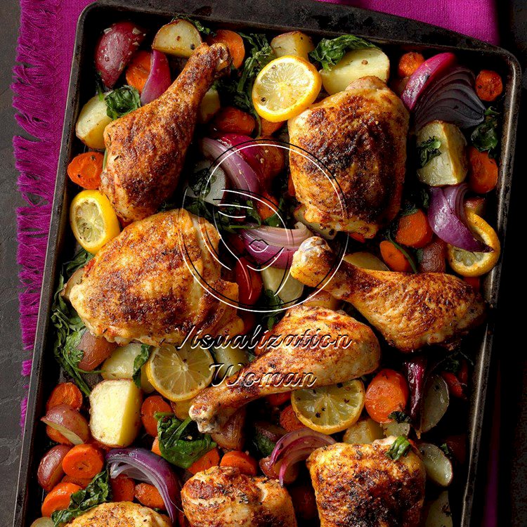 Garlicky Chicken Dinner