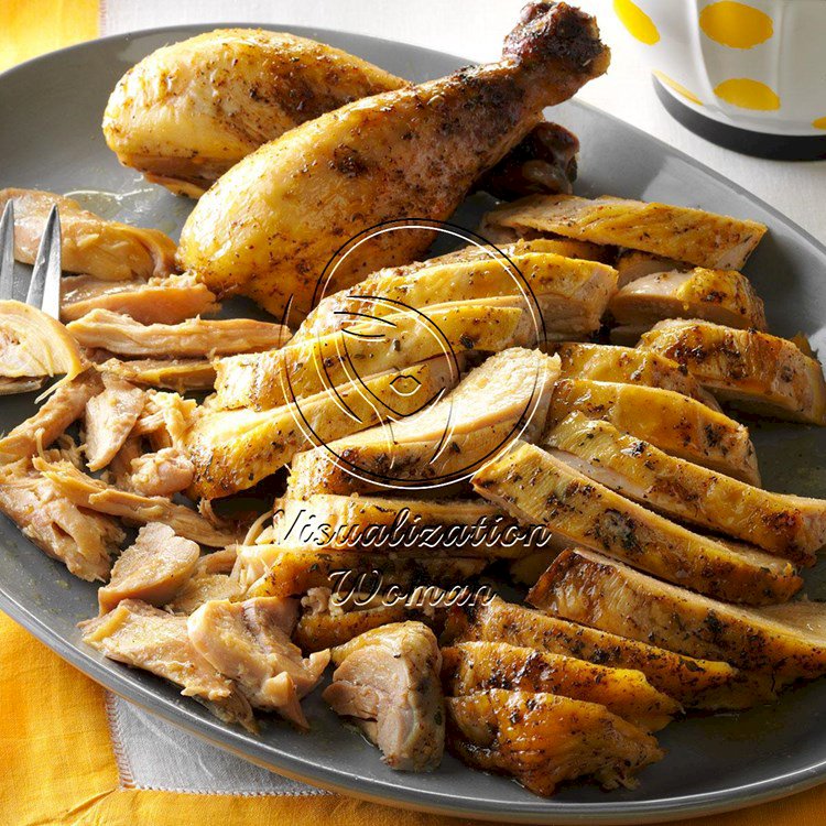 Slow-Cooker Roast Chicken