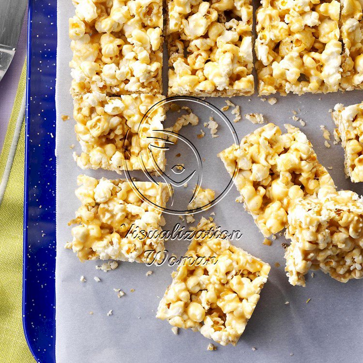 Peanut Butter Popcorn Bars