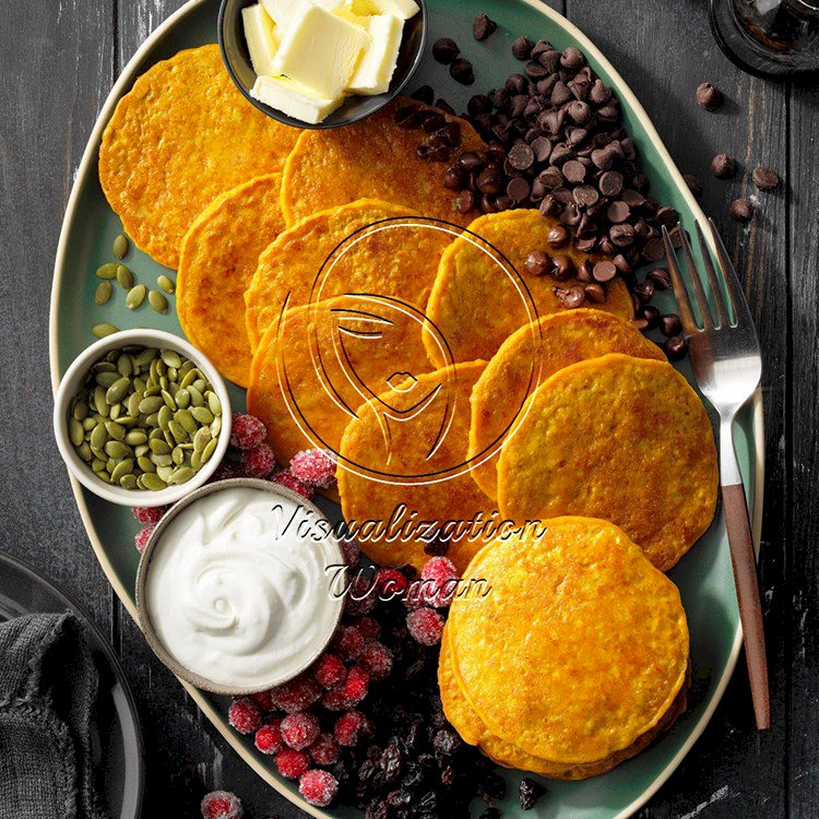 Pumpkin and Oat Pancakes