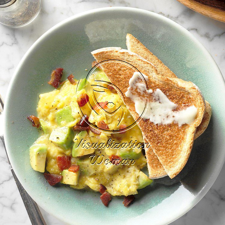 Avocado Scrambled Eggs