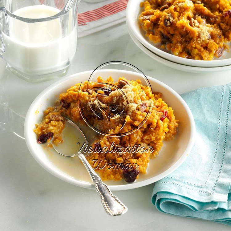 Pumpkin-Pecan Baked Oatmeal