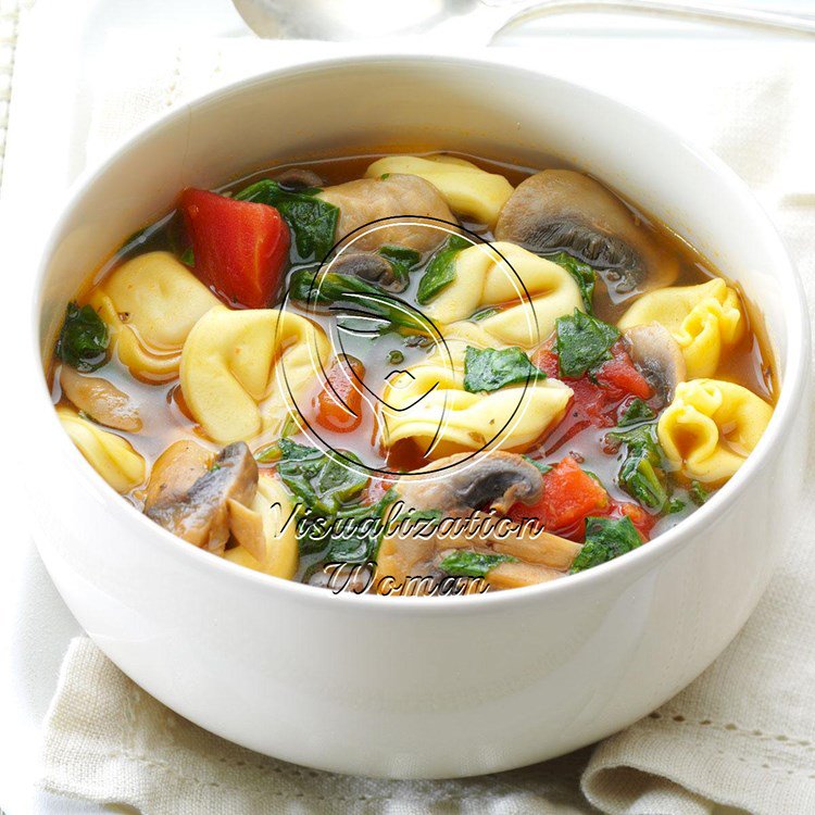 Mushroom Tortellini Soup