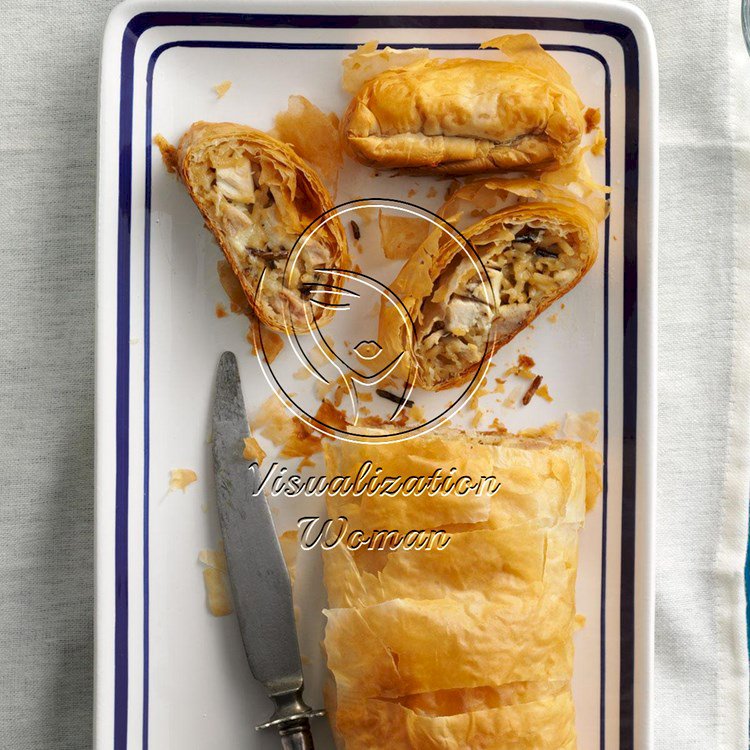 Chicken & Wild Rice Strudels