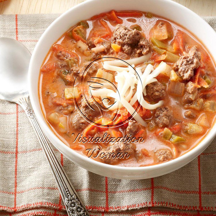 Stuffed Sweet Pepper Soup