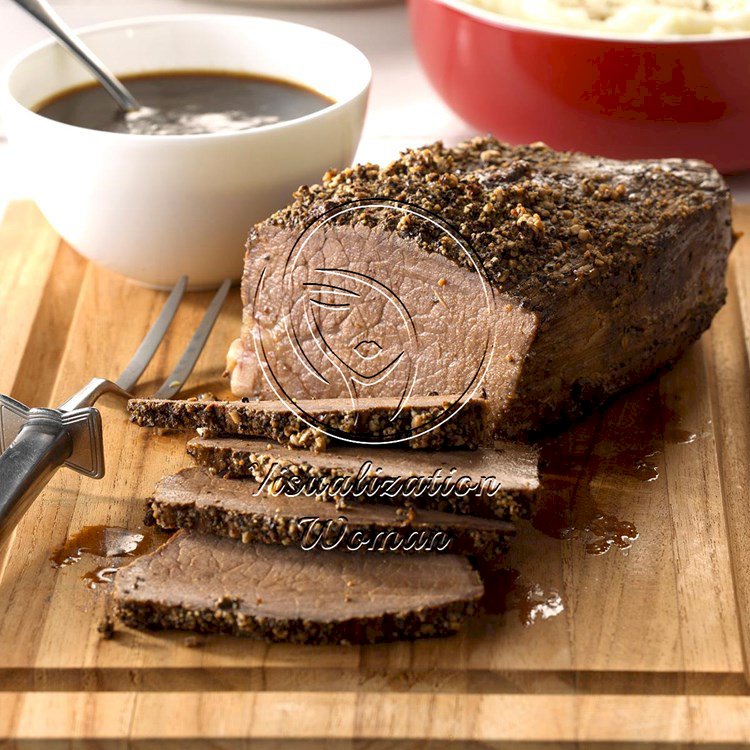 Sirloin Roast with Gravy