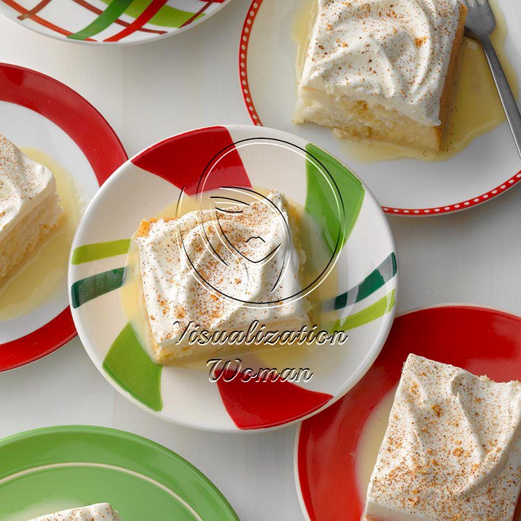 Eggnog Tres Leches Cake