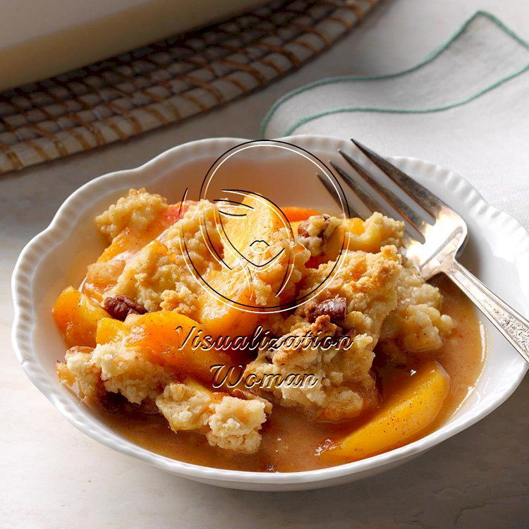 Lime & Spice Peach Cobbler