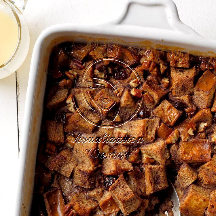 Cranberry Amaretto Bread Pudding