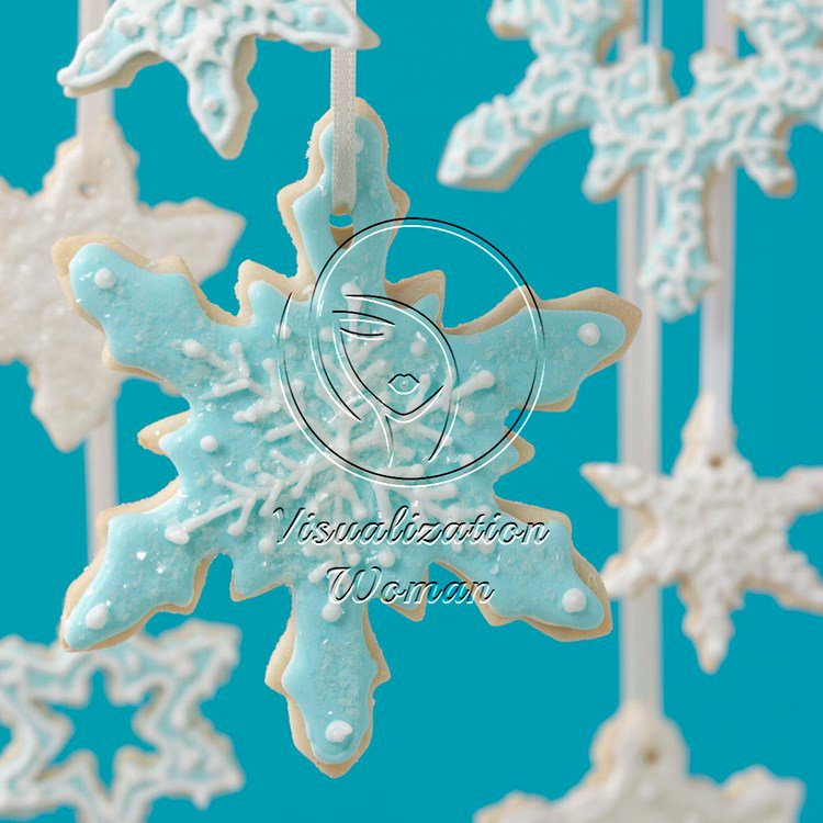 Snowflake Cookie Ornaments