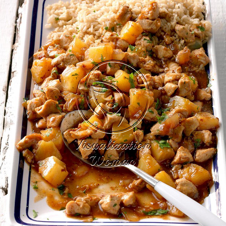 Pineapple-Ginger Chicken Stir-Fry