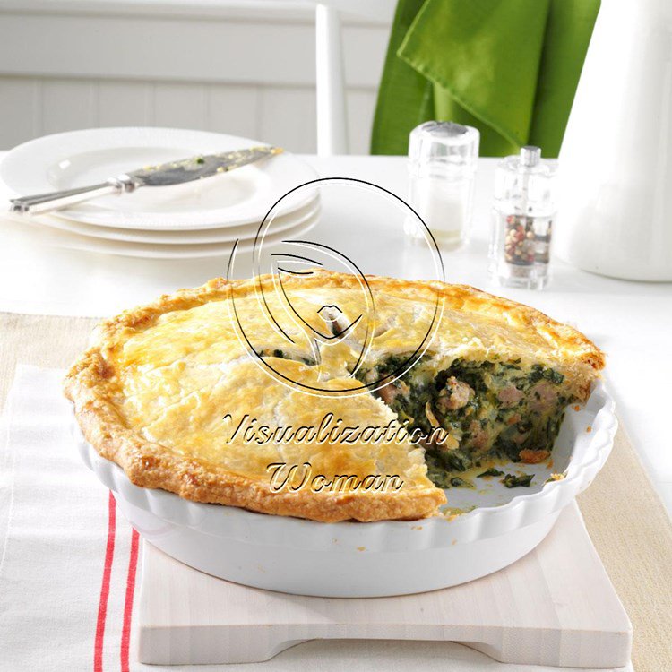 Italian Sausage and Spinach Pie