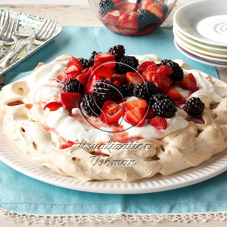 Two-Berry Pavlova