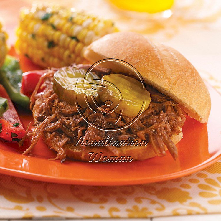 Shredded Barbecue Beef Sandwiches