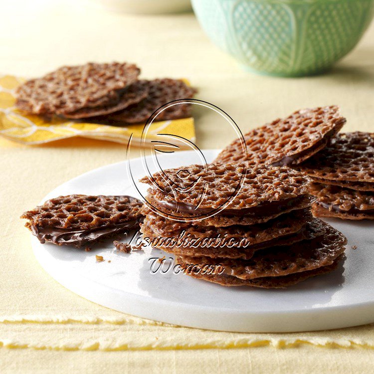 Chocolate Lace Cookies