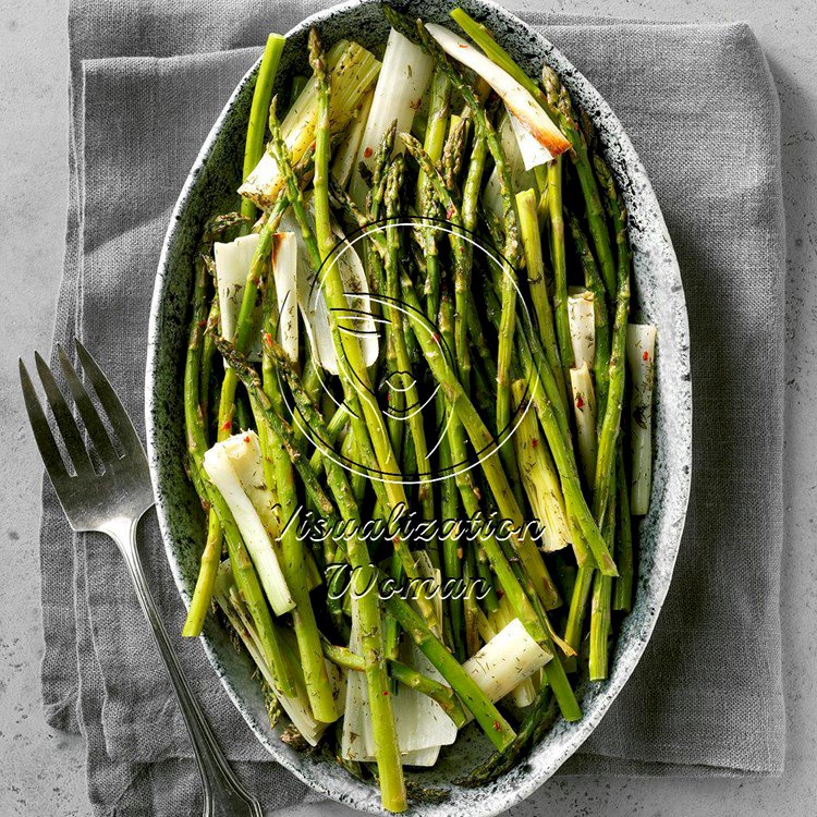 Roasted Asparagus and Leeks