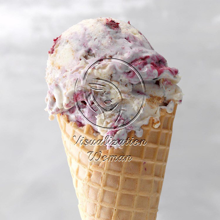 No-Churn Blueberry Graham Cracker Ice Cream