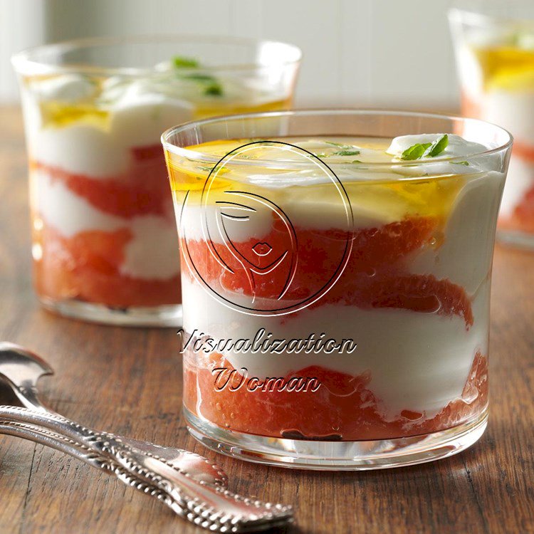 Grapefruit, Lime & Mint Yogurt Parfait