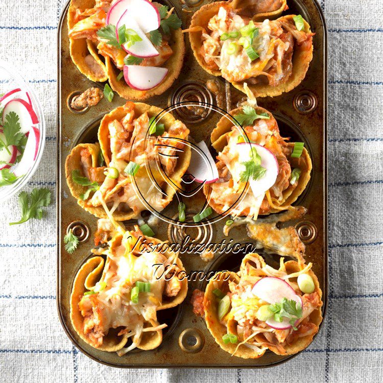 Chicken Tostada Cups