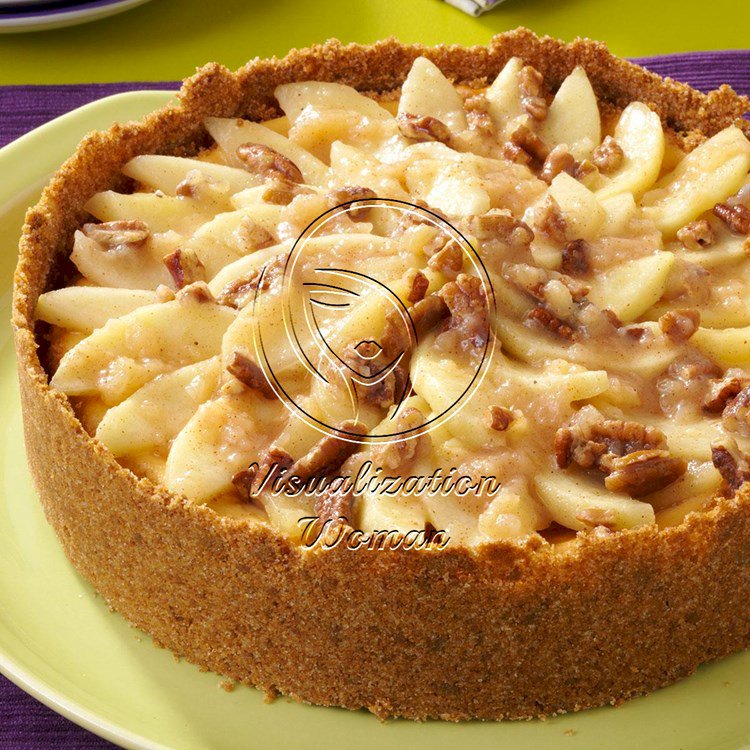 Apple Pecan Cheesecake