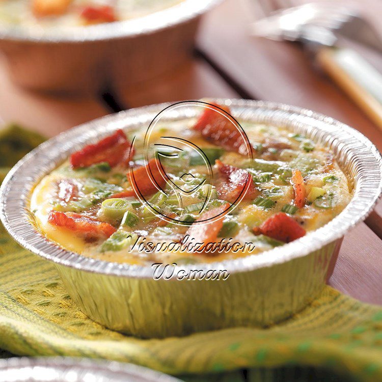 Breakfast Eggs in Foil Bowls