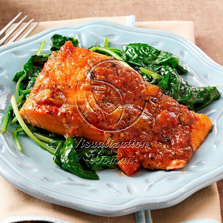 Sweet & Spicy Salmon Fillets