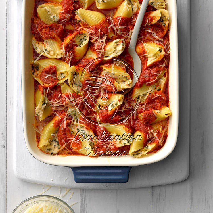 Decadent Spinach-Stuffed Shells