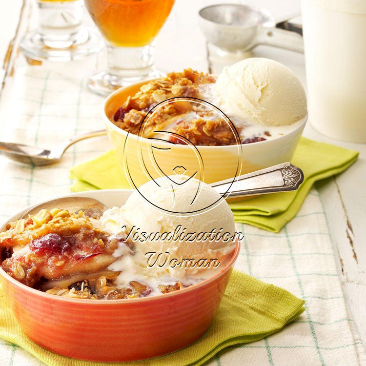 Cranberry-Apple Walnut Crisp