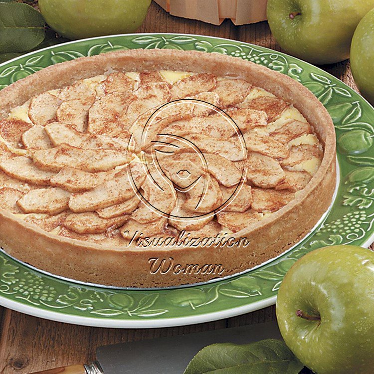 Creamy Bavarian Apple Tart