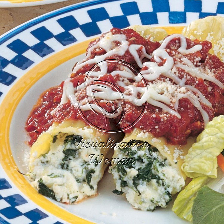 Spinach Cheese Manicotti