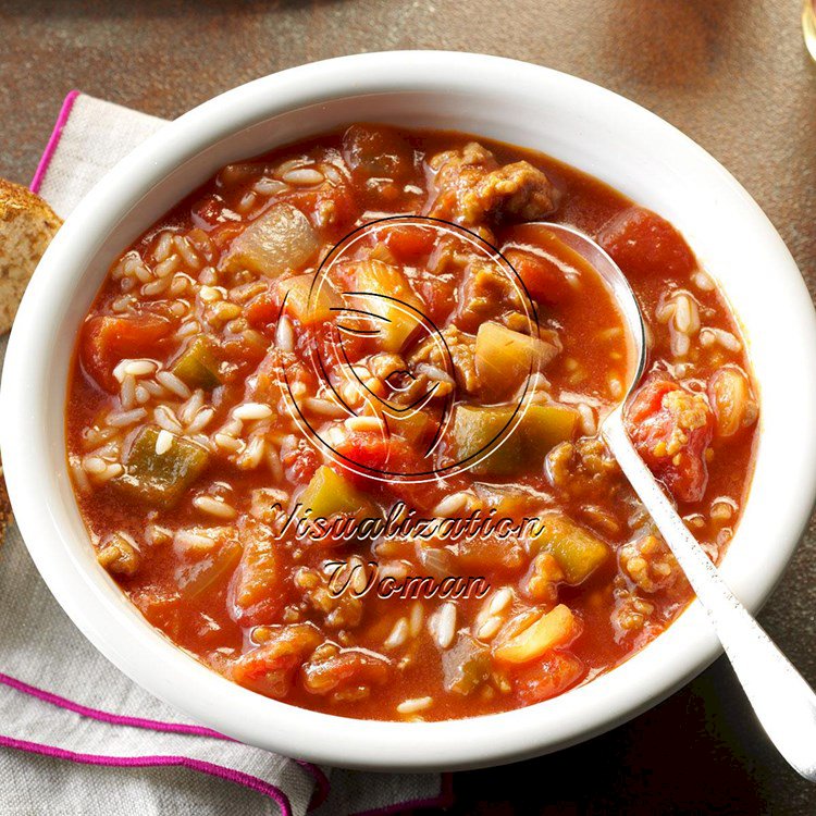 Slow-Cooked Stuffed Pepper Stew