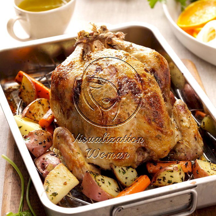 Citrus-Mustard Roasted Chicken