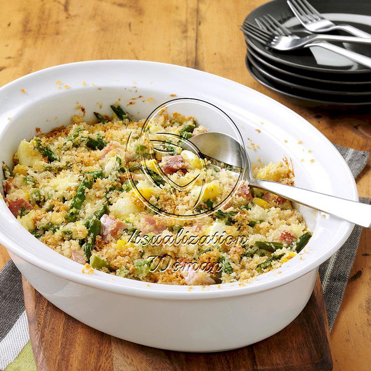 Ham and Asparagus Casserole