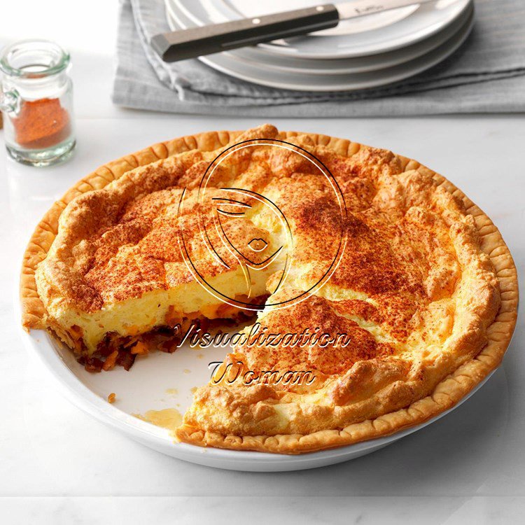 Bacon-Cheese Puff Pie