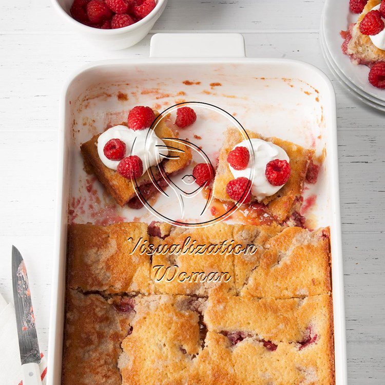 Lemon Raspberry Buckle