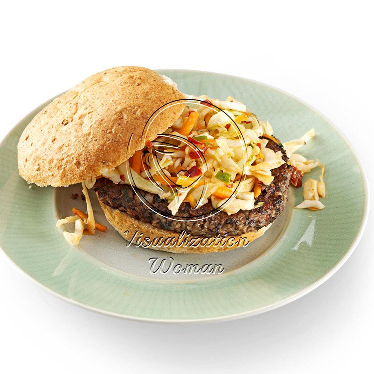 Black Bean Burgers with Chipotle Slaw