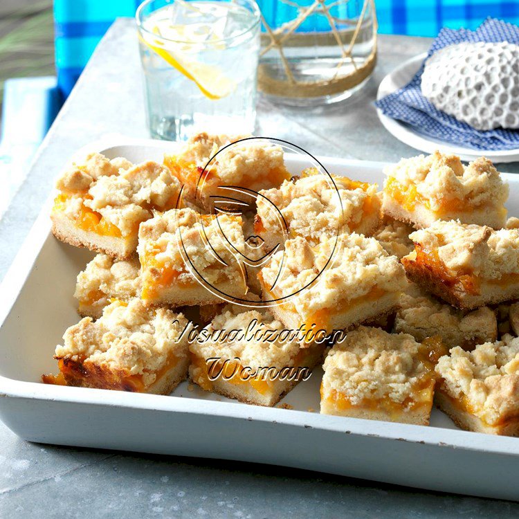 Peach Crumb Bars