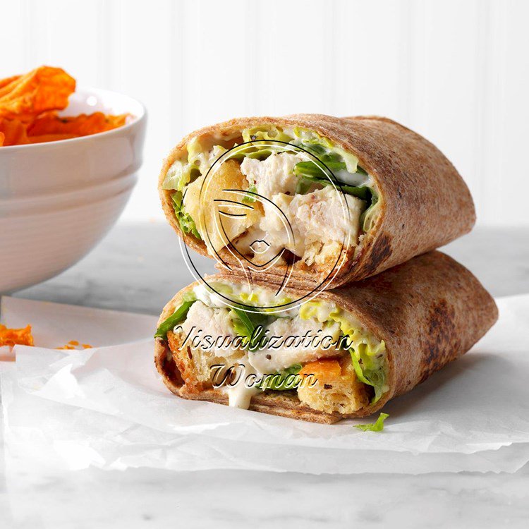 Chicken Caesar Wraps