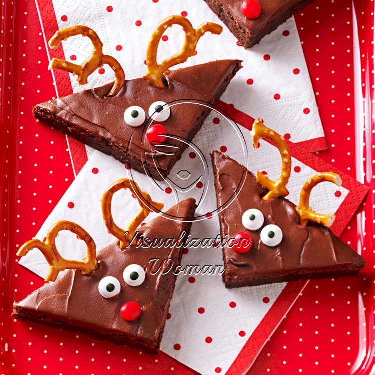 Reindeer Brownies