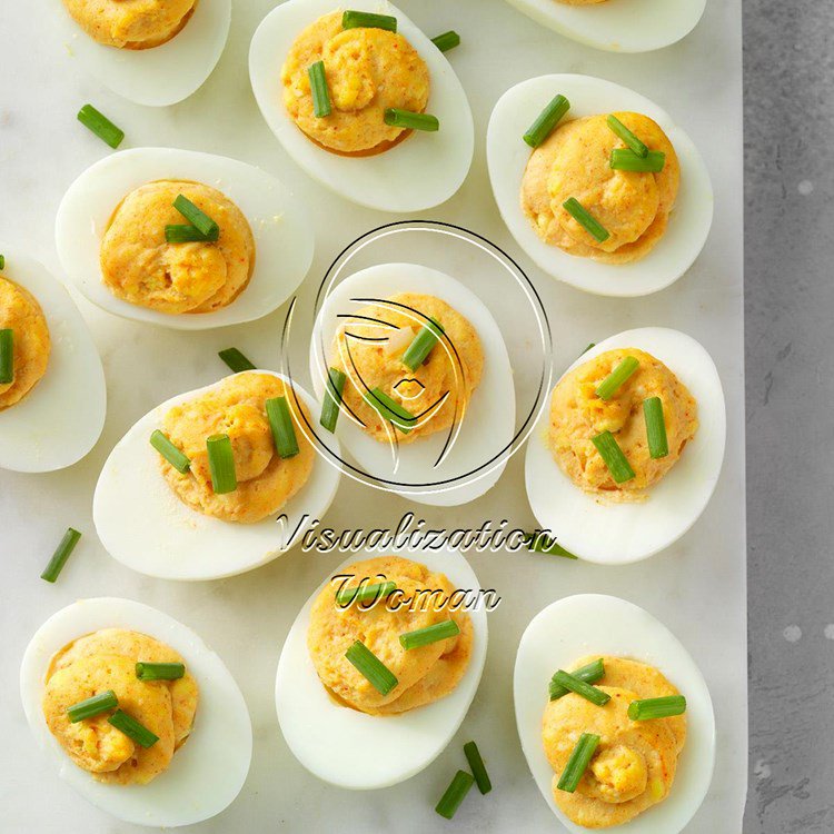 Roasted Garlic Deviled Eggs