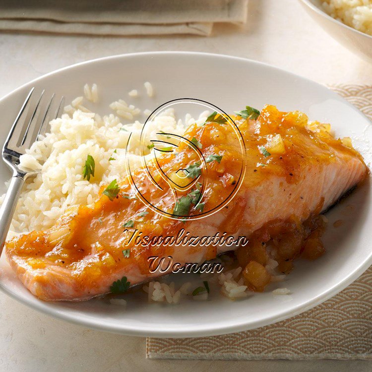 Hoisin-Pineapple Salmon