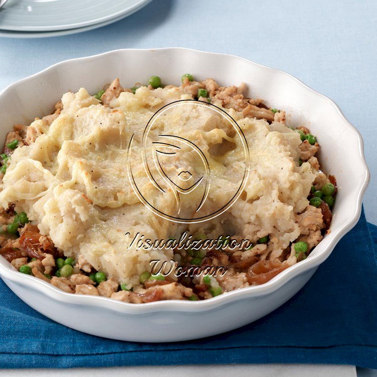 French Onion Turkey Shepherd’s Pie