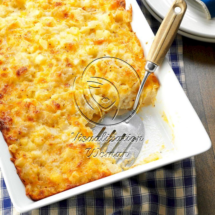 Three-Cheese Hash Brown Bake