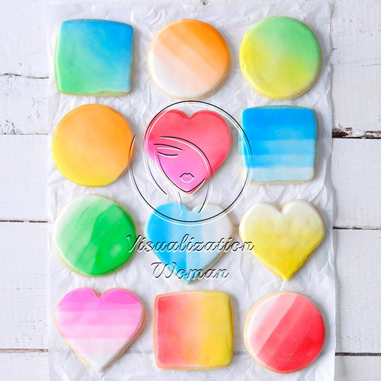 Graffiti Cutout Cookies