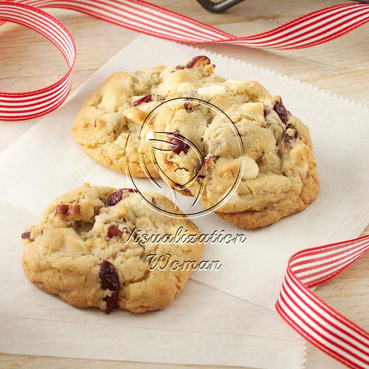 White Chocolate Cran-Pecan Cookies