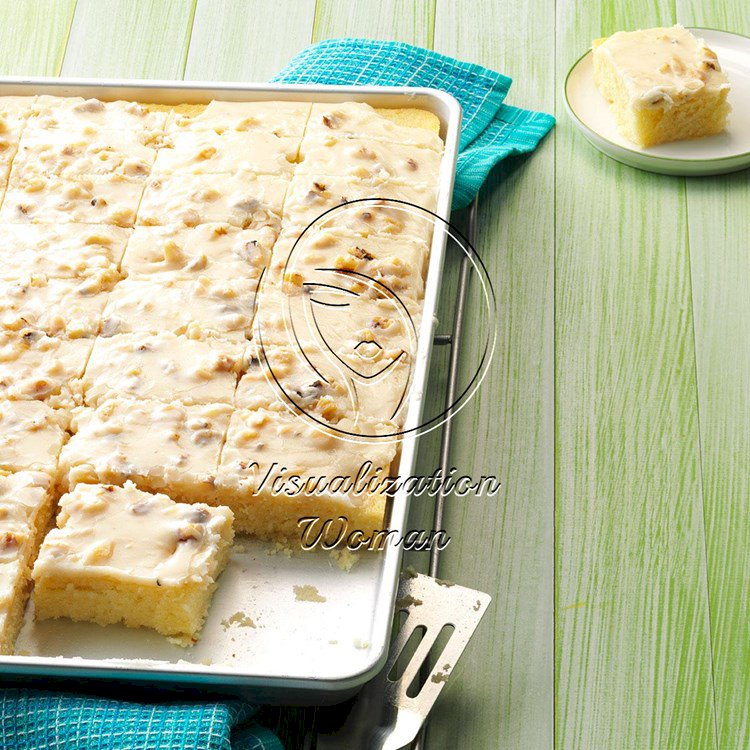 White Texas Sheet Cake