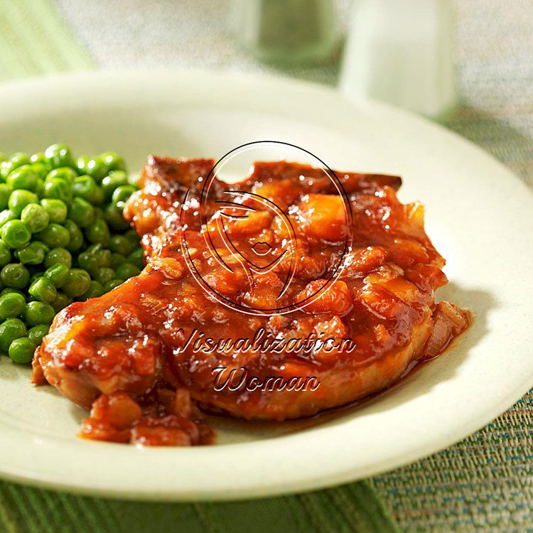 Pineapple Barbecue Sauce Pork Chops