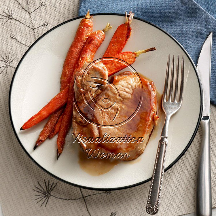Cider-Glazed Pork Chops with Carrots