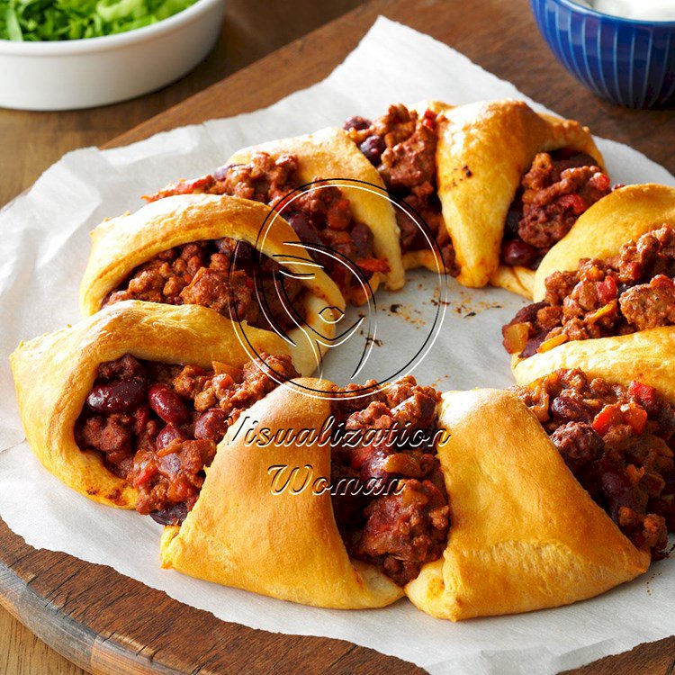 Cornbread Pizza Wheels